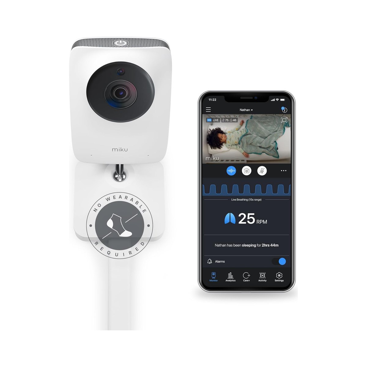 Miku Pro — baby monitor recommended by parents on Reddit
